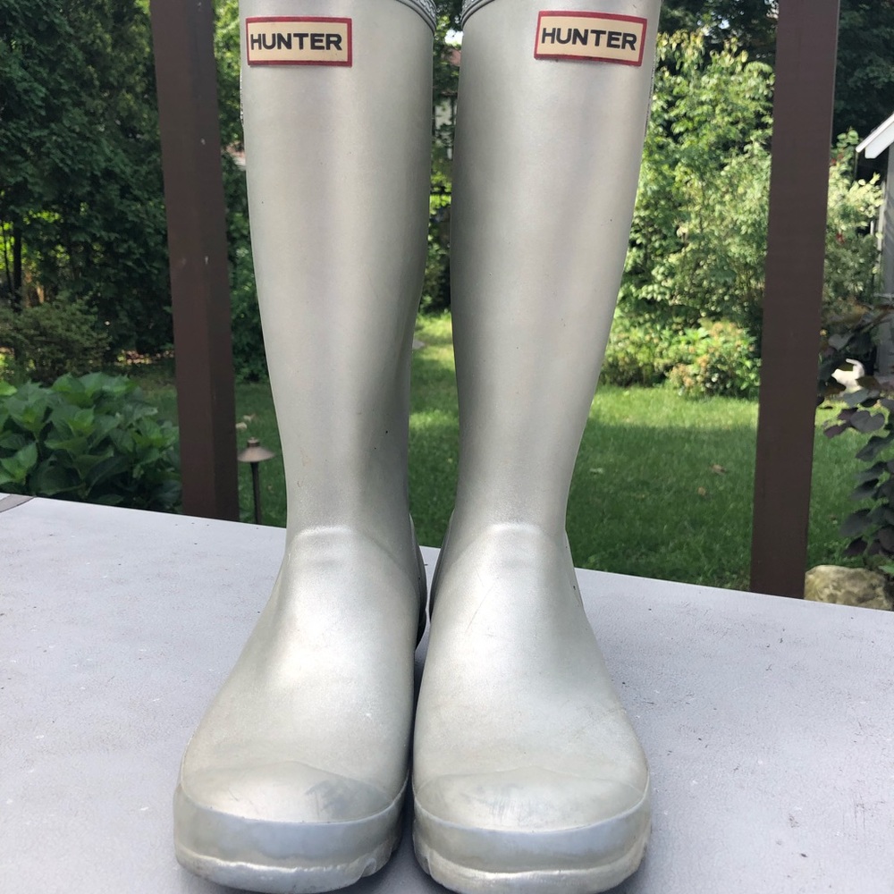 HUNTER RAINBOOT Silver